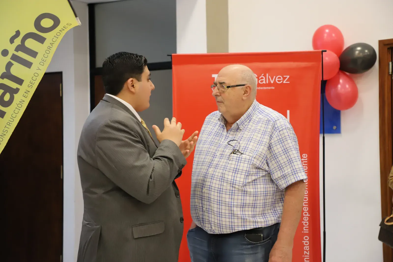Encuentros y charlas durante el break