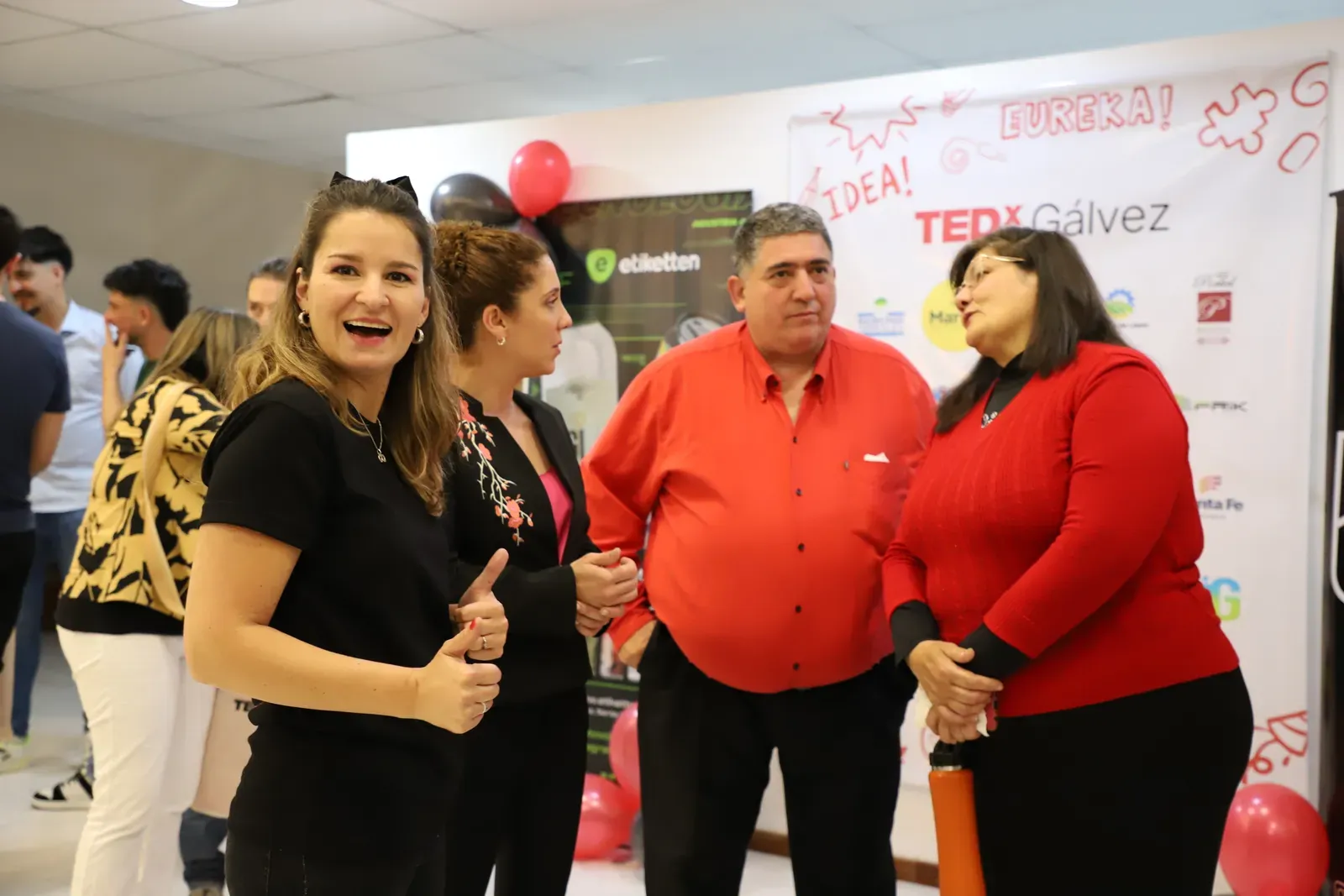 Encuentros y charlas durante el break