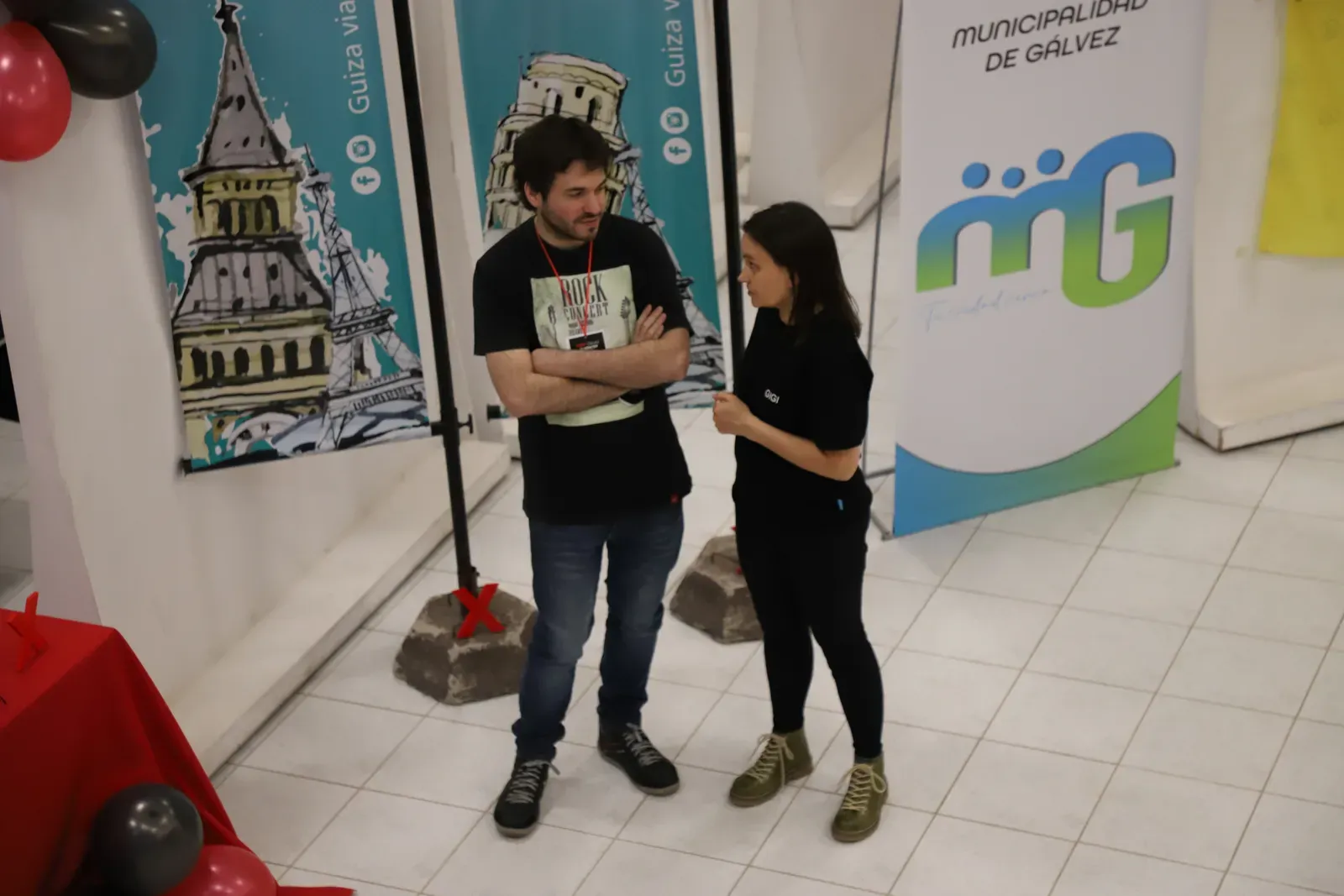 Encuentros y charlas durante el break