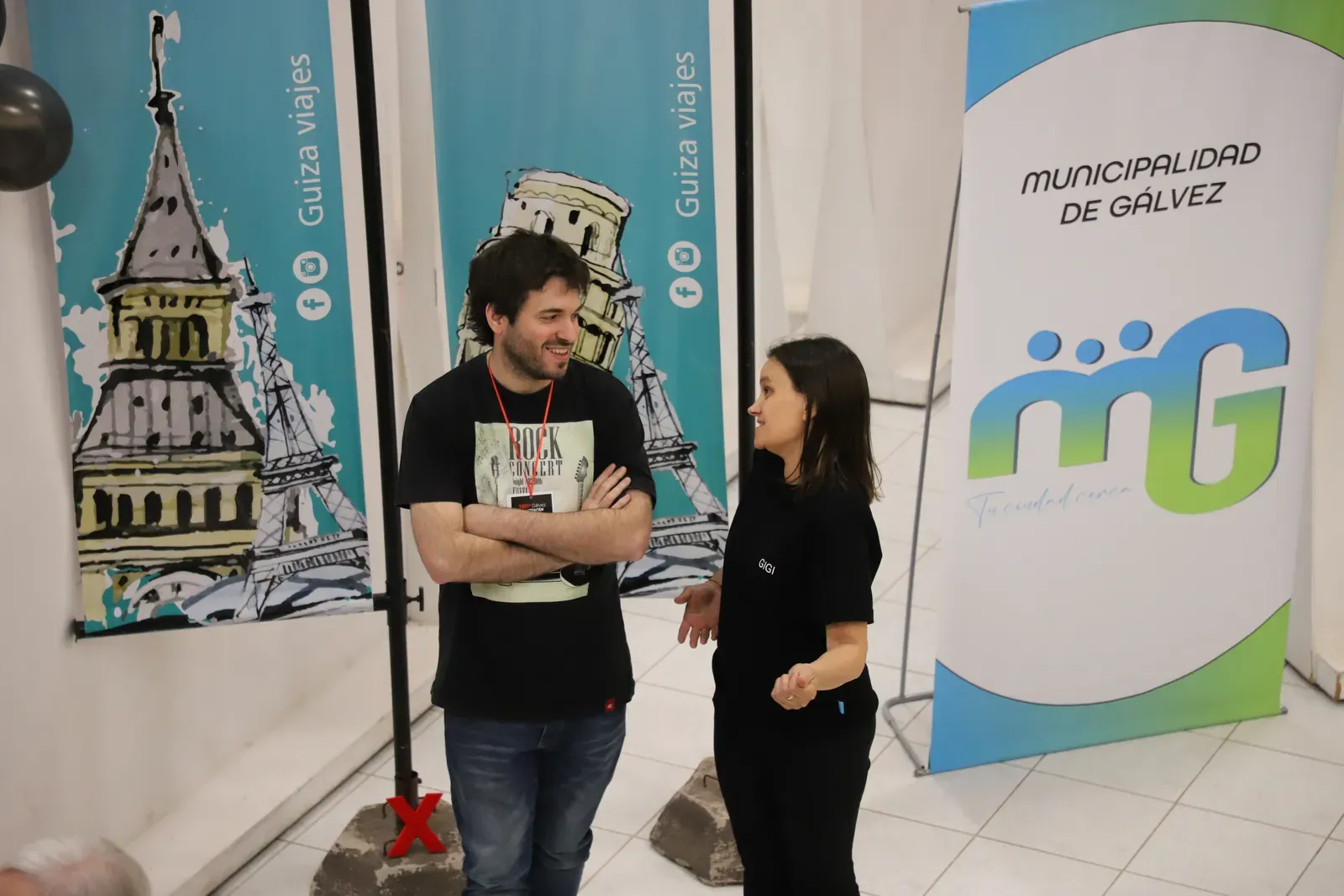 Encuentros y charlas durante el break