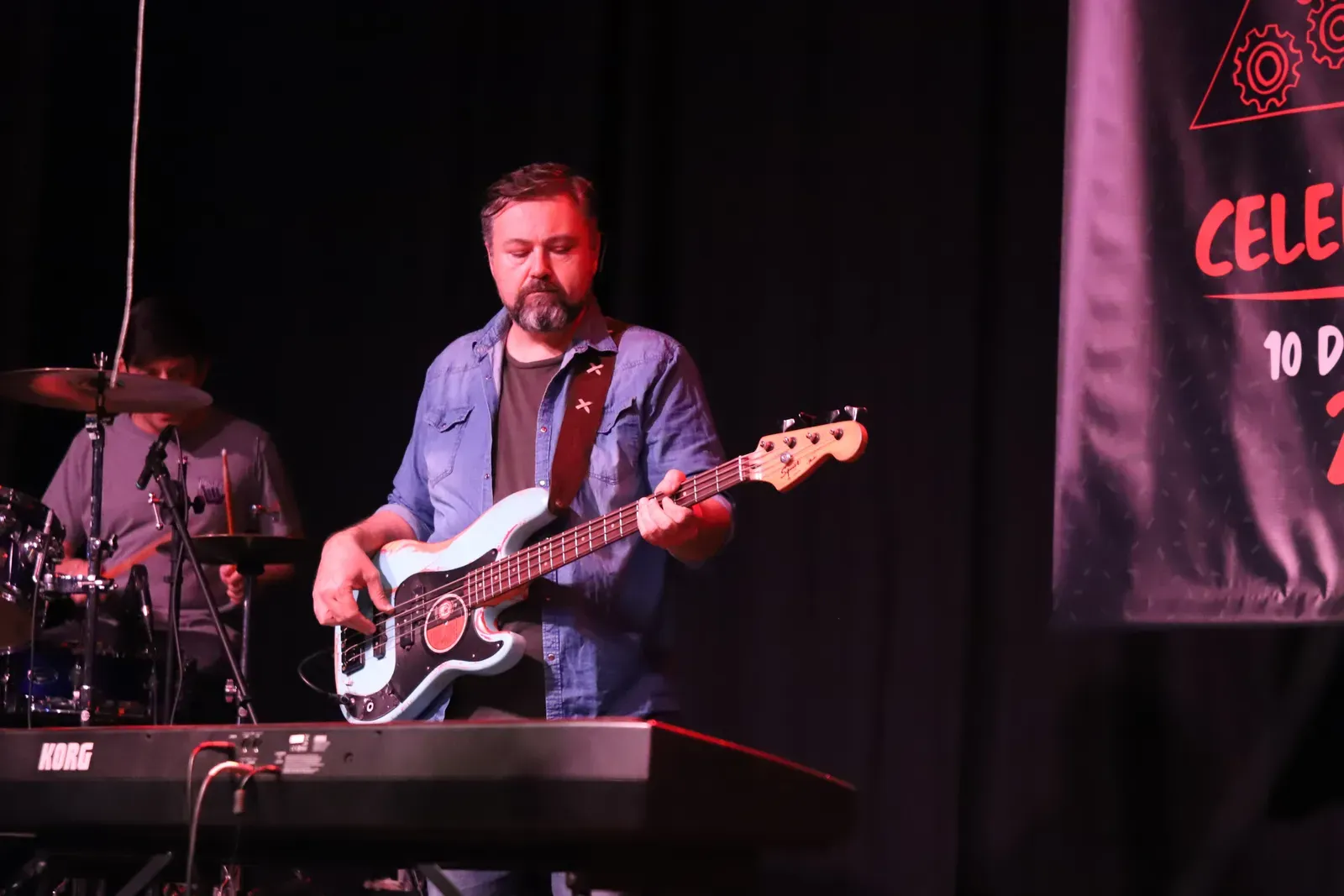 Los Cancheros en el show de cierre