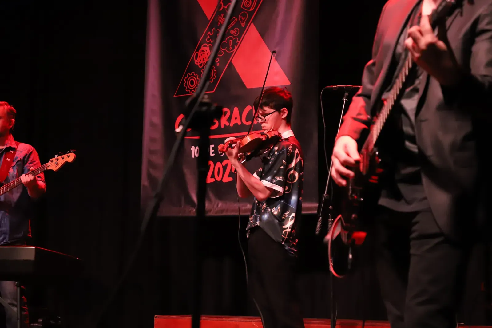 Los Cancheros en el show de cierre