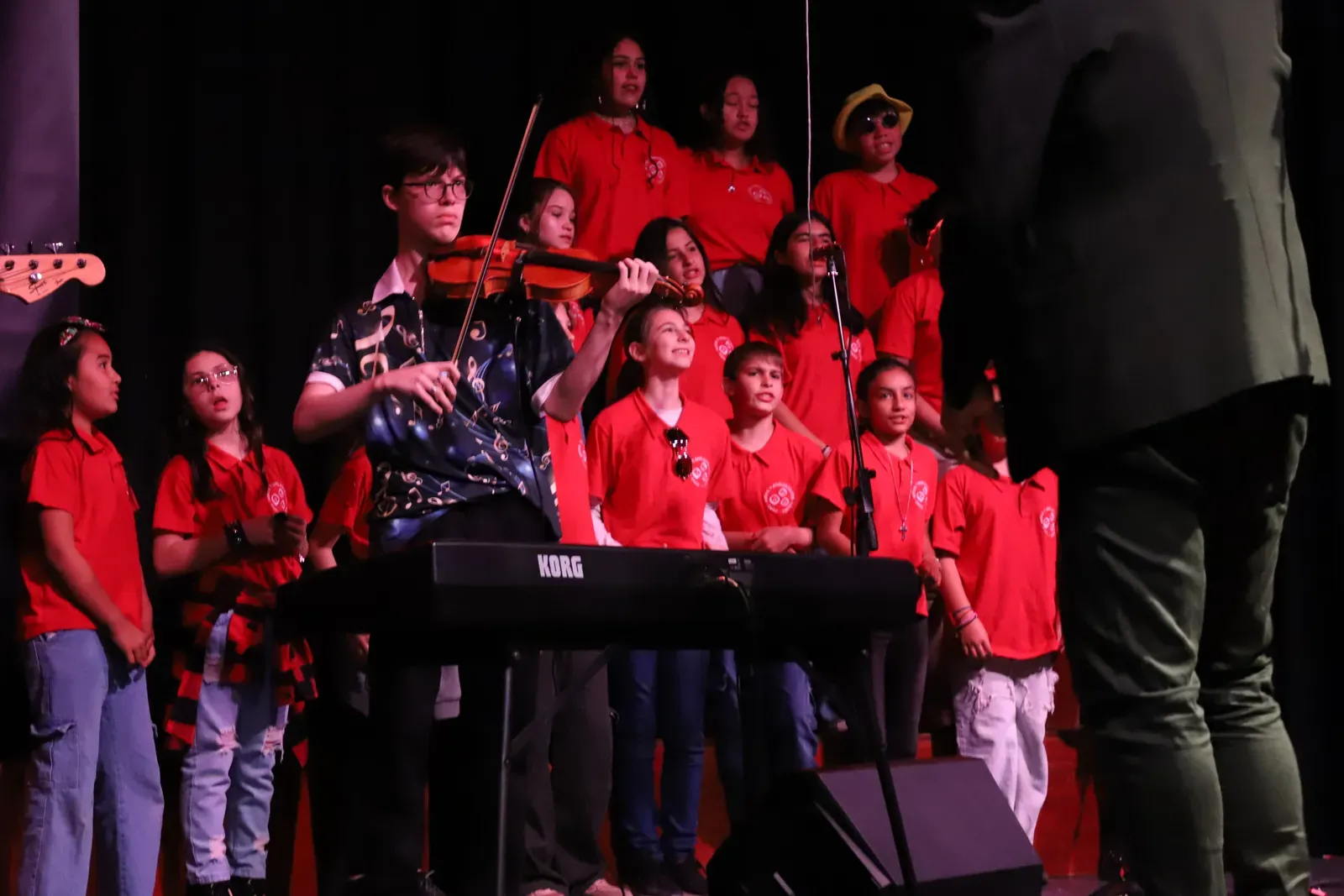 Los Cancheros en el show de cierre