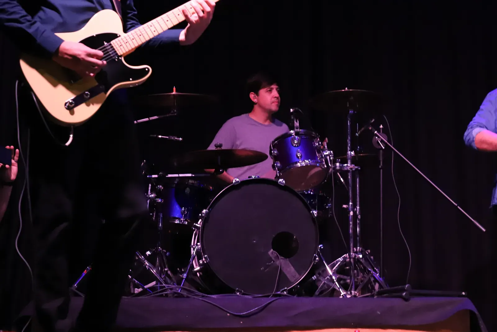 Los Cancheros en el show de cierre