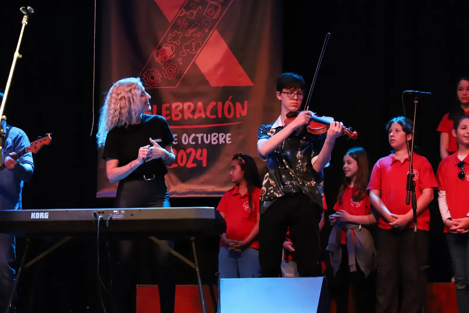 Los Cancheros en el show de cierre
