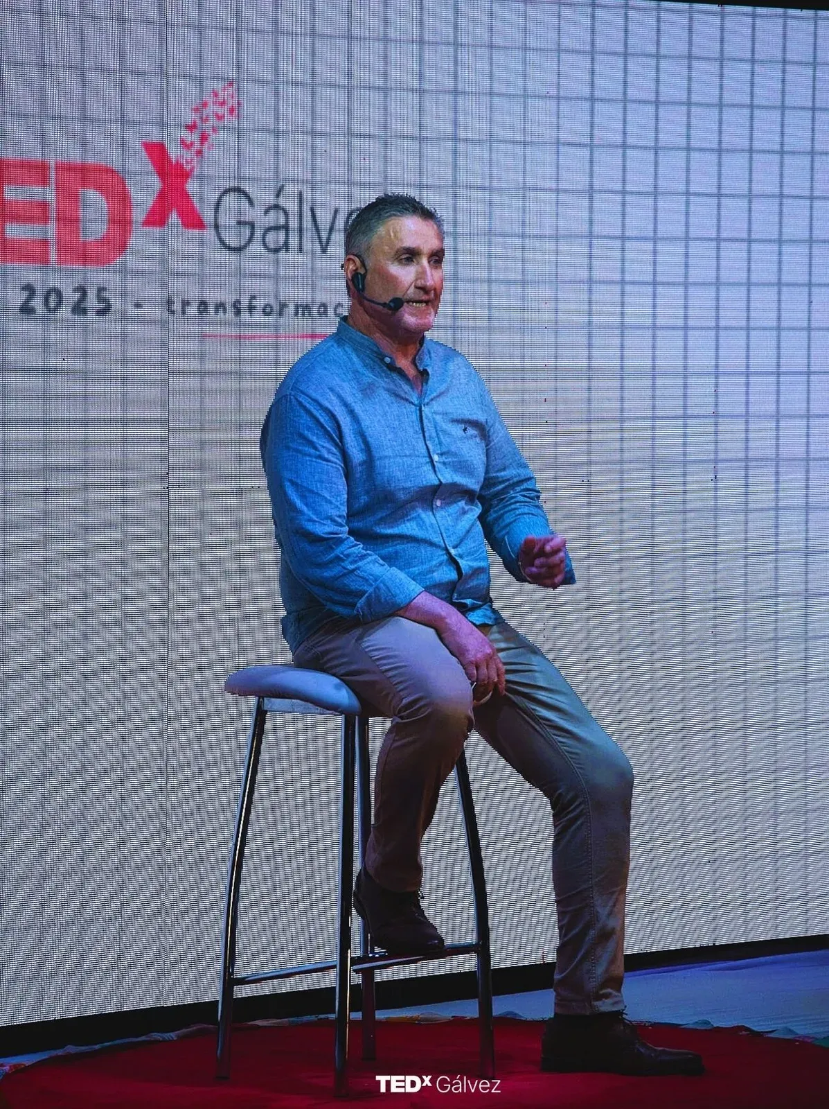 Un momento de TEDxGálvez 2025 · Transformación