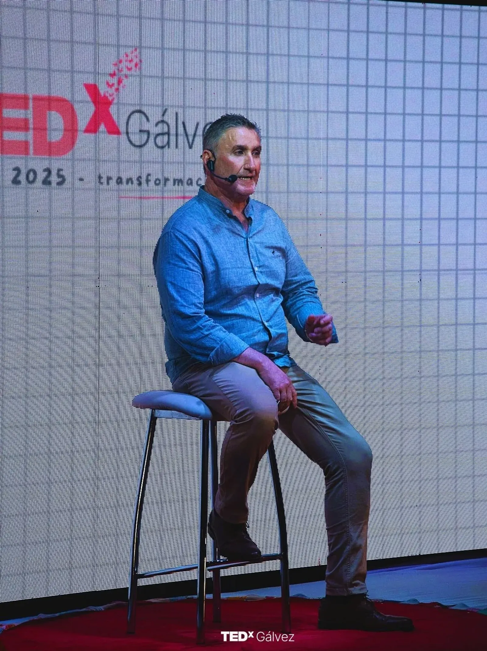Un momento de TEDxGálvez 2025 · Transformación