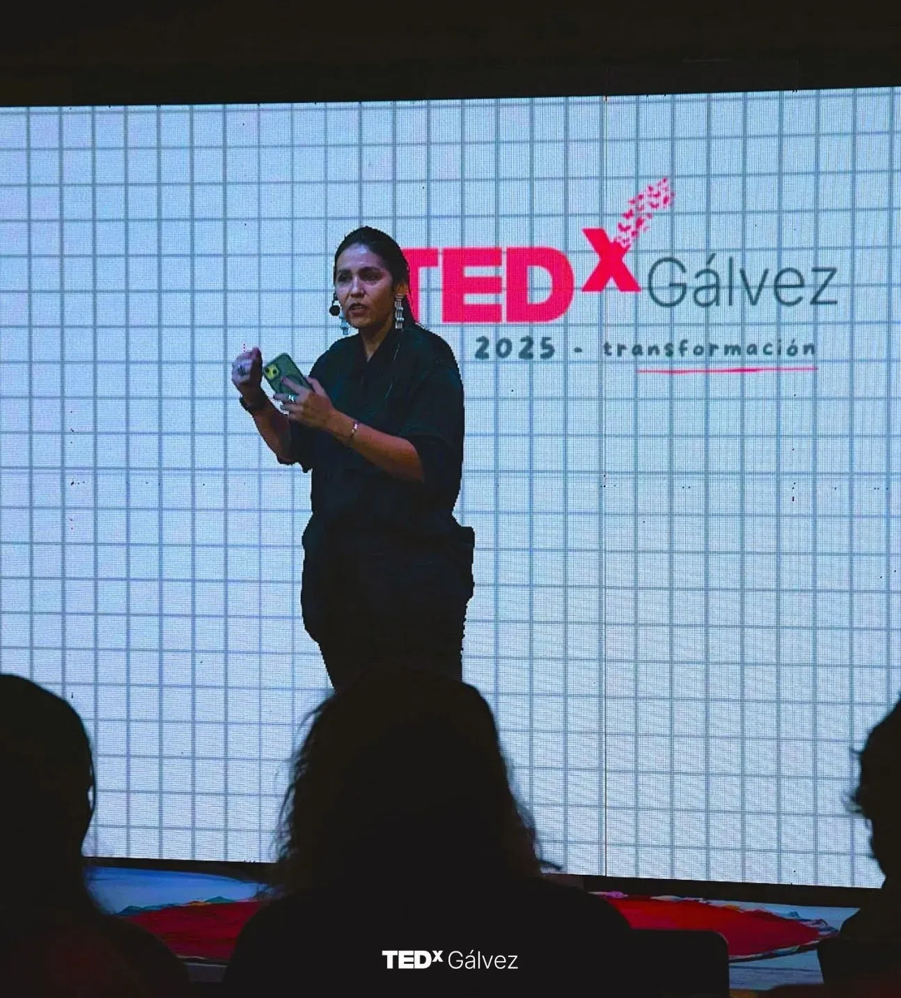 Un momento de TEDxGálvez 2025 · Transformación