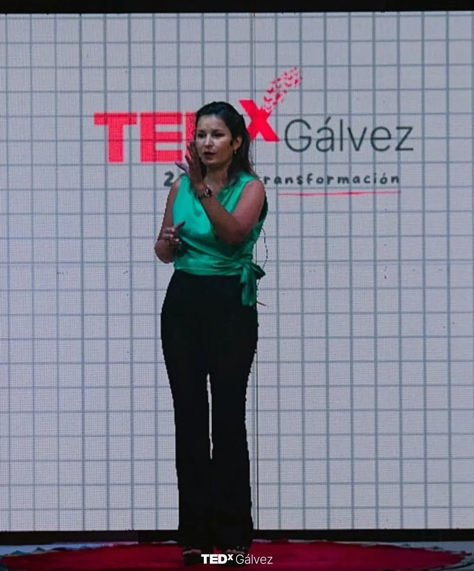 Un momento de TEDxGálvez 2025 · Transformación