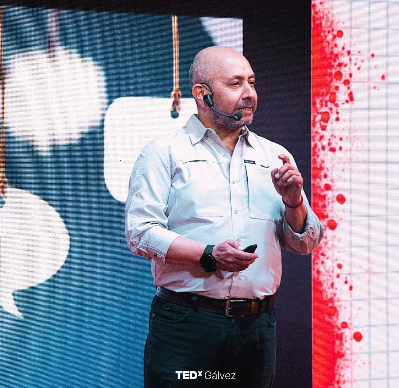 Un momento de TEDxGálvez 2025 · Transformación