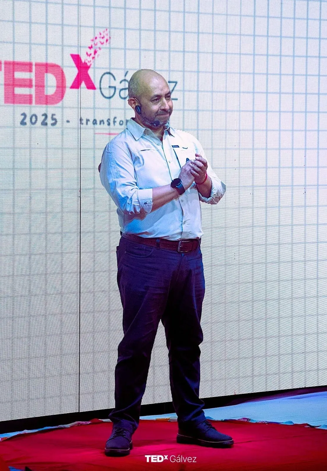 Un momento de TEDxGálvez 2025 · Transformación