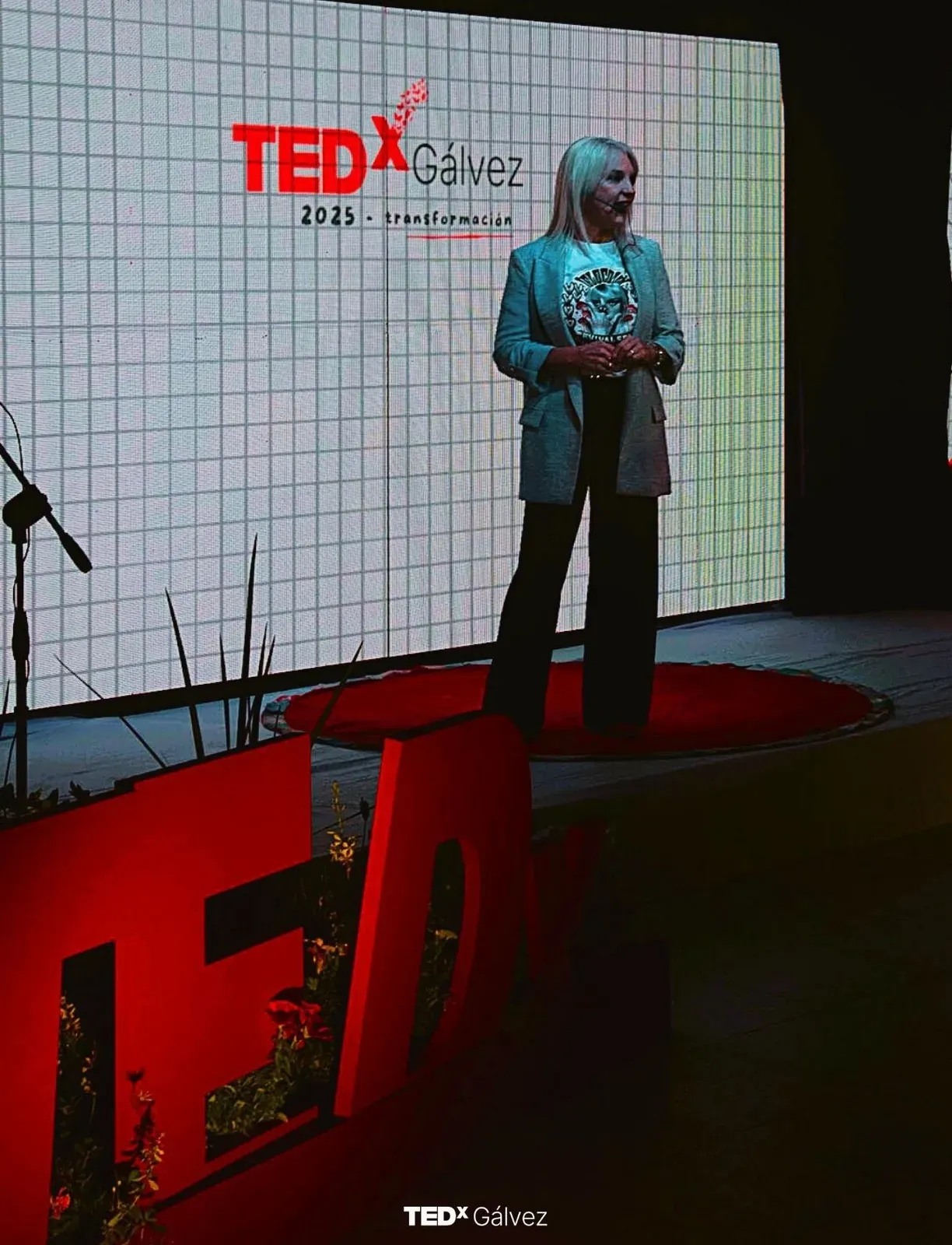 Un momento de TEDxGálvez 2025 · Transformación