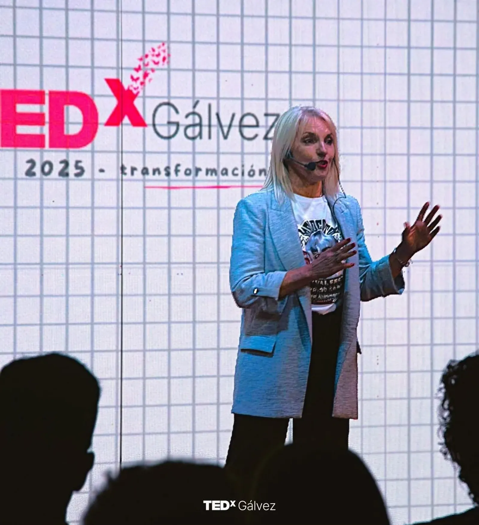 Un momento de TEDxGálvez 2025 · Transformación