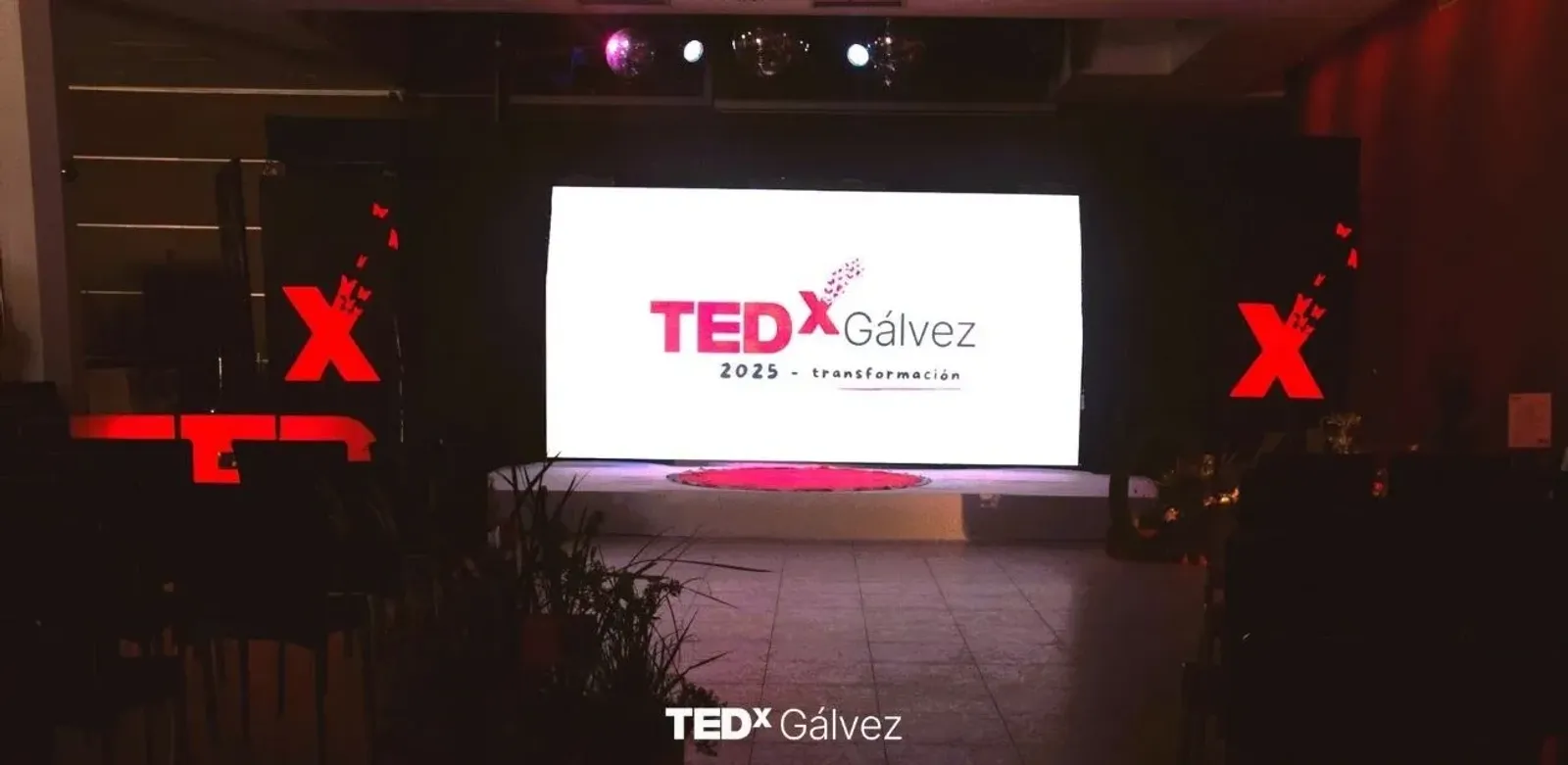 Un momento de TEDxGálvez 2025 · Transformación