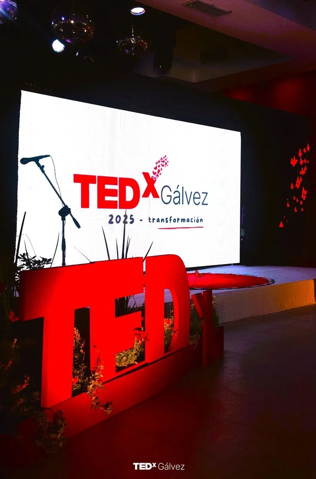 Un momento de TEDxGálvez 2025 · Transformación