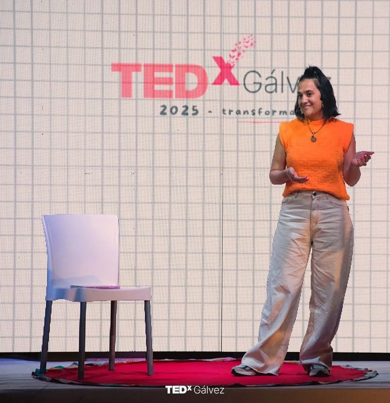 Un momento de TEDxGálvez 2025 · Transformación